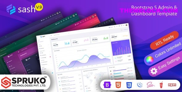 Sash v9 - Bootstrap 5 Admin & Dashboard Template
