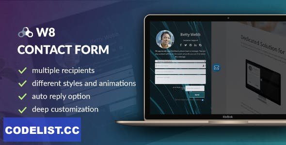W8 Contact Form v1.5.9 - WordPress Contact Form Plugin