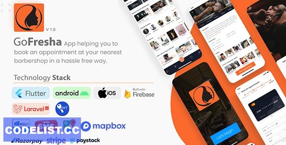 GoFresha v1.0.2 - Salon, Spa, Massage Appointment Flutter App with Admin Panel