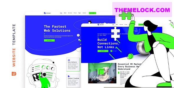 Sitech v1.0 – SaaS Company Website Template