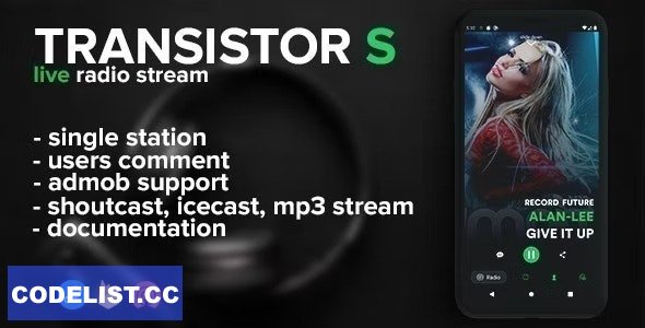 Transistor S v1.2.4 - live radio (android)