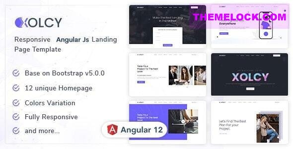 Download Xolcy v1.0 – Angular Js Landing Page Template | Free Nulled Scripts