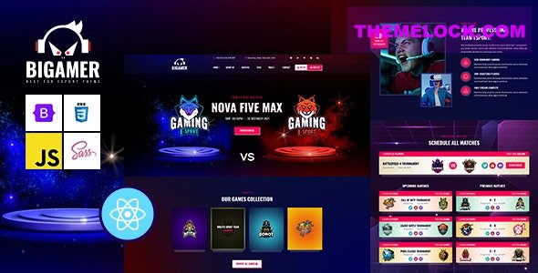 Download Bigamer v1.0 – eSports And Gaming Tournaments React Js Template | Free Nulled Scripts