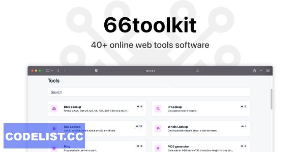 66toolkit v2.0.0 - Ultimate Web Tools System (SAAS) - nulled