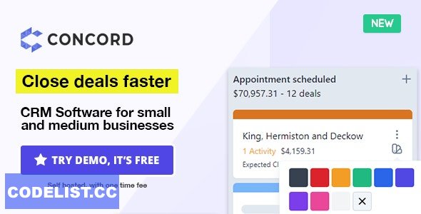 Concord v1.0 - Deals Management CRM