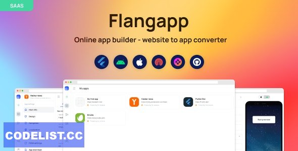 Download Flangapp v1.5 – SAAS Online app builder from website | Free Nulled Scripts
