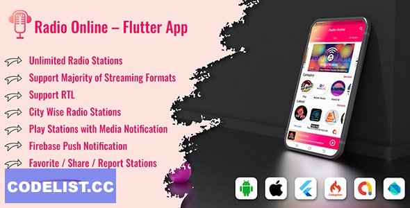 Radio Online v1.0.5 - Flutter Full App