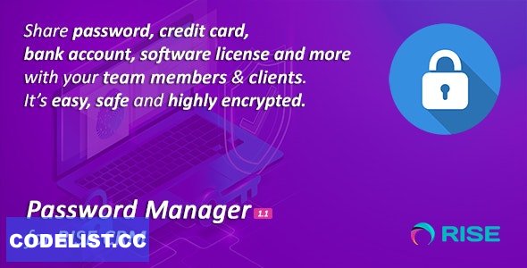 Password Manager for RISE CRM v1.1