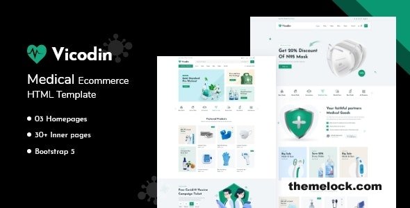 Vicodin v1.0 - Medical eCommerce HTML Template