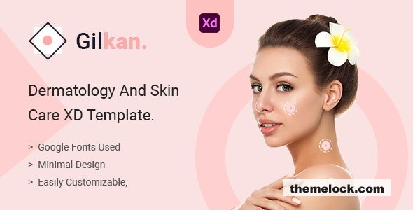 Download Gilkan v1.0 – Dermatology and Skin Care XD Template | Free Nulled Scripts
