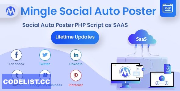 Mingle SAAS v2.0.4 - Social Auto Poster & Scheduler PHP Script
