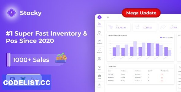 Download Stocky v4.0.1 – Ultimate Inventory Management with POS & HRM | Free Nulled Scripts