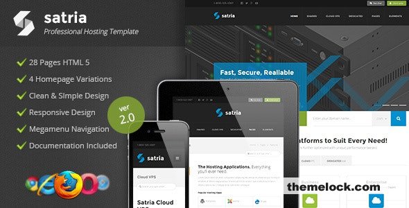 Satria v2.0 - Professional Hosting HTML5 Template
