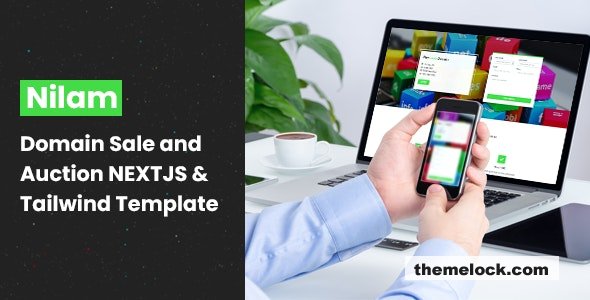 Download Nilam v1.0 – Domain For Sell and Auction React, Nextjs, TypeScript & Tailwind Template | Free Nulled Scripts