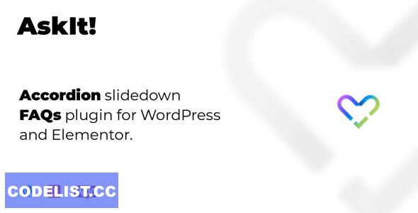 AskIt v1.0 - A beautifully simple Frequently Asked Questions