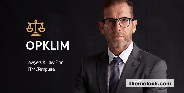 Opklim v1.0 - Lawyer and Law Firm HTML Template
