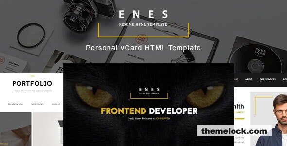 Enes v1.0 - Resume vCard HTML Template