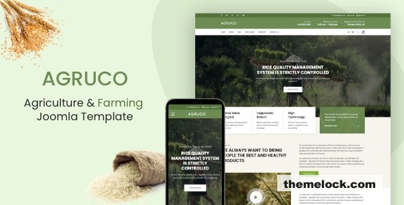 Agruco v1.0 - Agriculture & Organic Food Joomla 4 Template