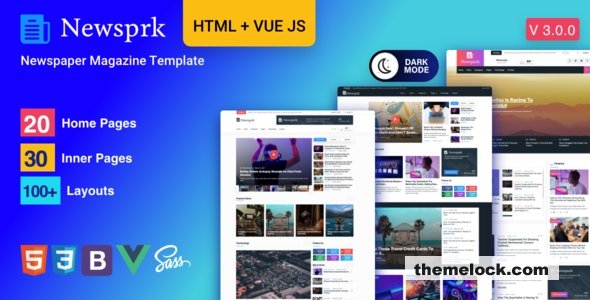 Newsprk - News Magazine Template