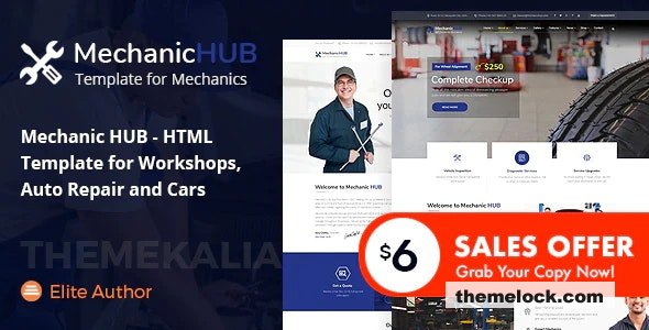 Mechanic HUB v1.0 - Car Repair HTML Template