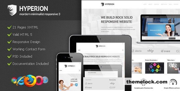 Hyperion - Modern Minimalist Responsive 3