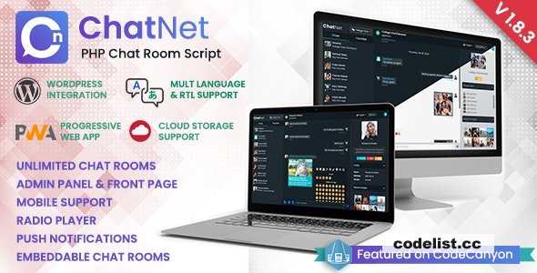 Download ChatNet v1.8.3 – PHP Chat Room & Private Chat Script | Free Nulled Scripts