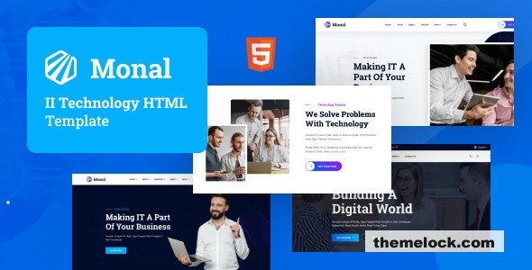 Monal v1.0 - IT service HTML Template