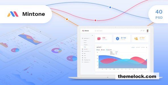 Download Mintone – Admin Dashoboard PSD Template | Free Nulled Scripts