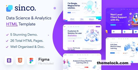 Sinco v1.0 - Data Science & Analytics HTML5 Template