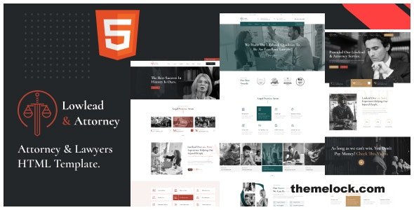 Lowlead v1.0 - Attorney & Lawyers HTML Template