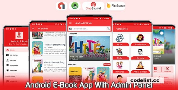 Android E Book App - Admin Panel - Admob & FAN