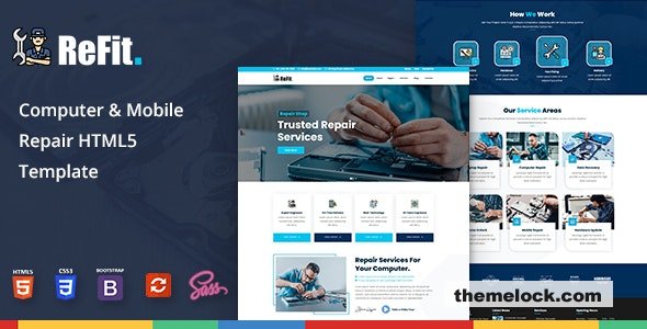 Refit - Mobile Repair HTML