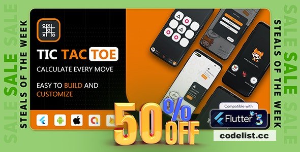 Tic Tac Toe v1.0.4 - The Classic Flutter Tic Tac Toe Game