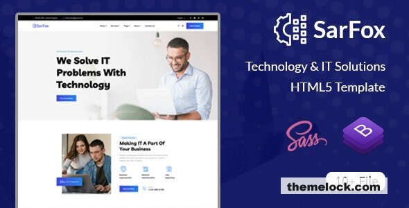Sarfox v1.0 - IT Solutions & Technology HTML5 Template