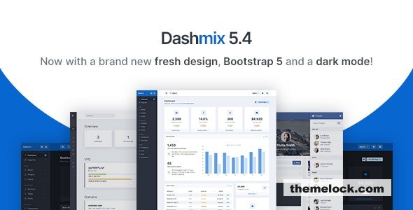 Dashmix v5.4 - Bootstrap 5 Admin Dashboard Template & Laravel 9 Starter Kit