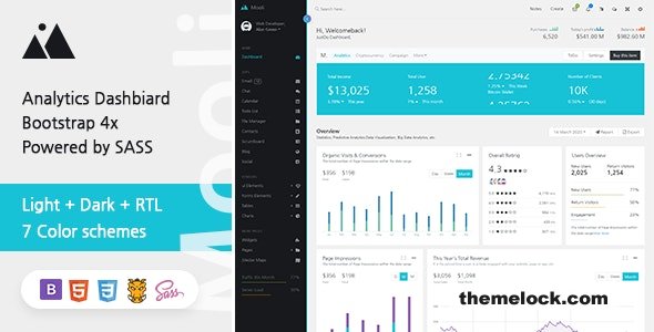 Mooli v1.0 - Laravel + HTML Admin Dashboard Template with Bootstrap
