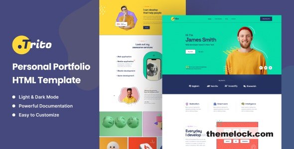 Trito v1.0 - Personal Portfolio HTML Template
