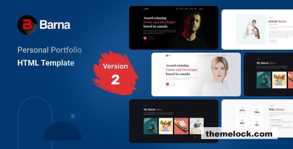 Barna v2.0 - Personal Portfolio HTML Template