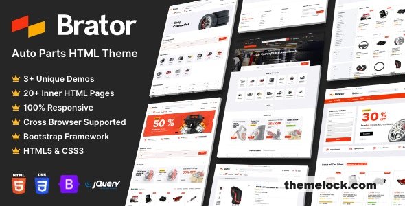 Brator v1.0 - Auto Parts HTML Template