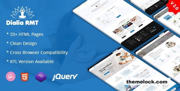 Dialia v2.0 - Registered Massage Therapy HTML Template + RTL