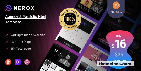 Nerox v1.0 - Agency & Portfolio HTML Template
