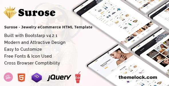 Surose v1.0 - Jewelry eCommerce HTML Template