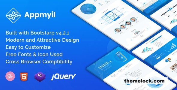 Appmyil v1.0 - App Landing Template