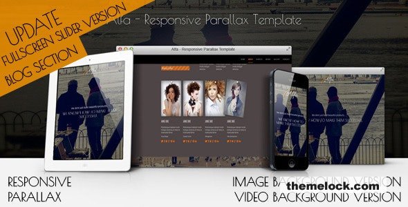 Alfa - Responsive Parallax Template