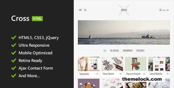 Cross - Minimal HTML5 Template