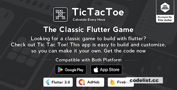 Tic Tac Toe v1.0.5 - The Classic Flutter Tic Tac Toe Game
