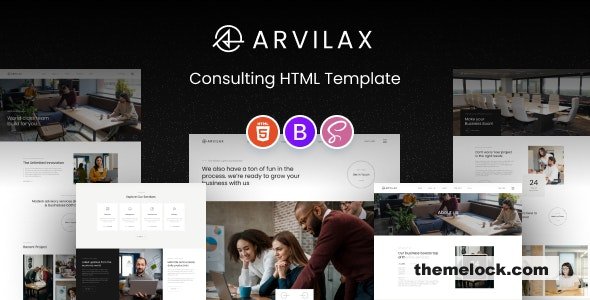 Arvilax - Business Consulting HTML Template
