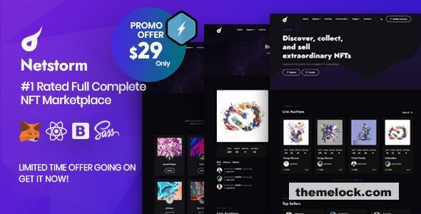 Netstorm - React NFT Marketplace