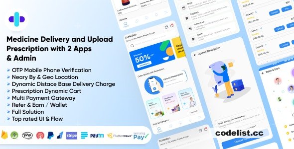 DrMedico v1.5 - On Demand Pharmacy Delivery with Medicine Delivery