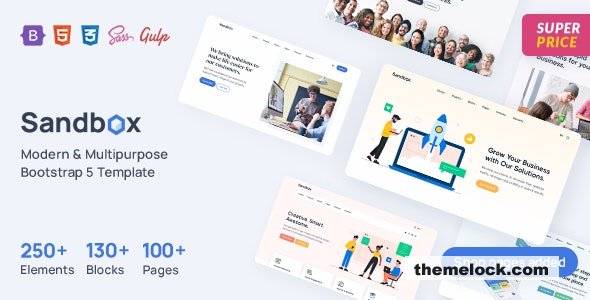 Sandbox v3.2.2 - Modern & Multipurpose Bootstrap 5 Template